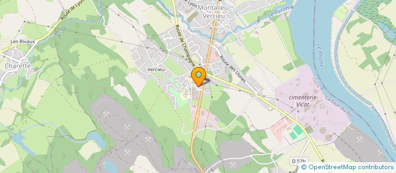 localisation de l'entreprise MONSIEUR JEAN ROBELIN  MONTALIEU-VERCIEU