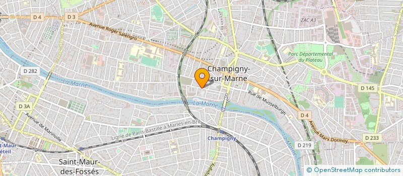localisation de l'entreprise MONSIEUR JEAN ROBERT à CHAMPIGNY-SUR-MARNE