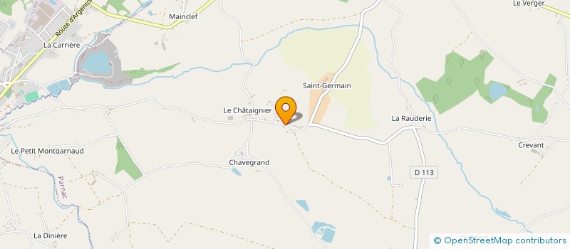 localisation de l'entreprise MONSIEUR JEAN ROBERT à PARNAC