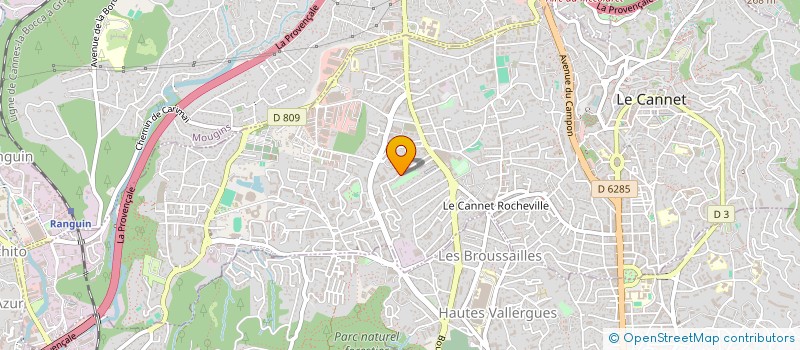 localisation de l'entreprise MONSIEUR JEAN ROBERT à LE CANNET