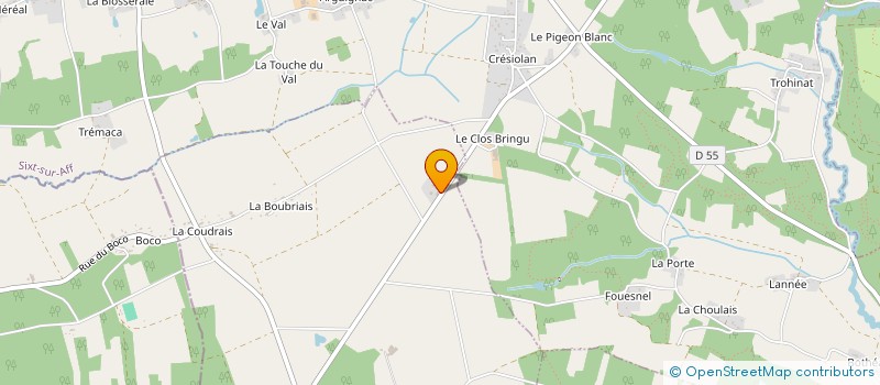 localisation de l'entreprise MONSIEUR JEAN ROBERT  BAINS-SUR-OUST