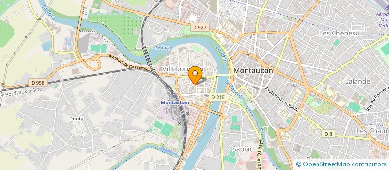 localisation de l'entreprise MONSIEUR JEAN ROBERT à MONTAUBAN