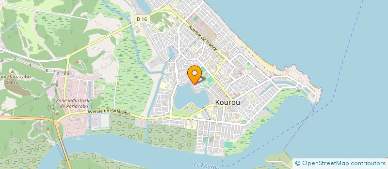 localisation de l'entreprise MONSIEUR JEAN ROBERT à KOUROU
