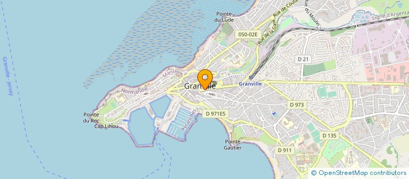 localisation de l'entreprise MONSIEUR JEAN ROBERT  GRANVILLE