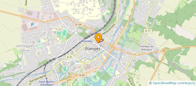 localisation de l'entreprise MONSIEUR JEAN ROBERT  ETAMPES