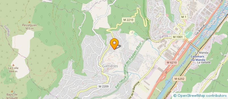 localisation de l'entreprise MONSIEUR JEAN ROBERT BARTHELEMY  GATTIERES