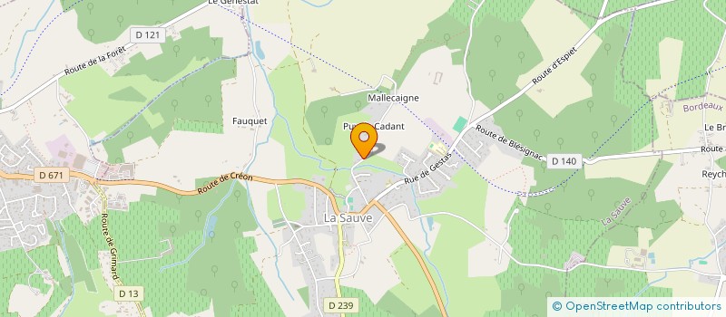 localisation de l'entreprise MONSIEUR JEAN-ROBERT BLAIN  CHAMPCEVINEL