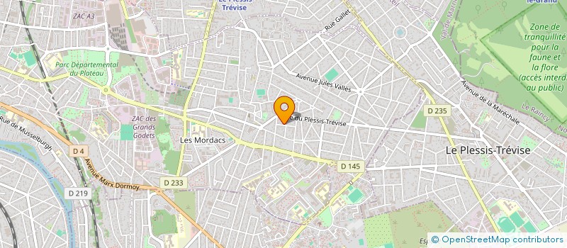 localisation de l'entreprise MONSIEUR JEAN-ROBERT BLONDEAU  CHAMPIGNY-SUR-MARNE