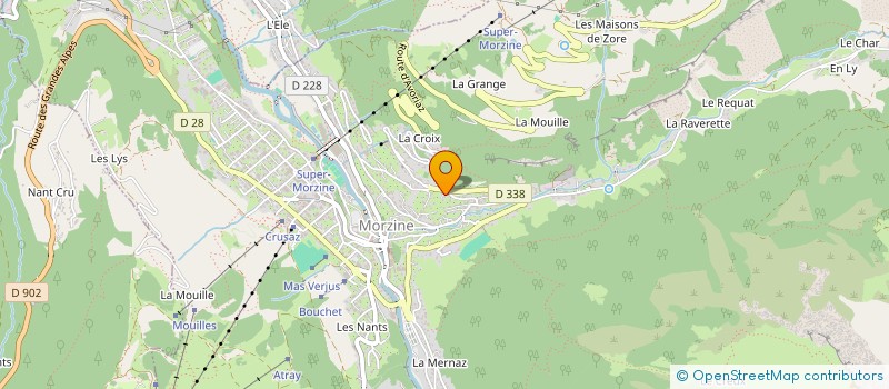 localisation de l'entreprise MONSIEUR JEAN-ROBERT BOUVIER  MORZINE