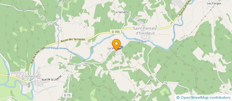 localisation de l'entreprise MONSIEUR JEAN-ROBERT COUSTY  SAINT MEDARD D'EXCIDEUIL