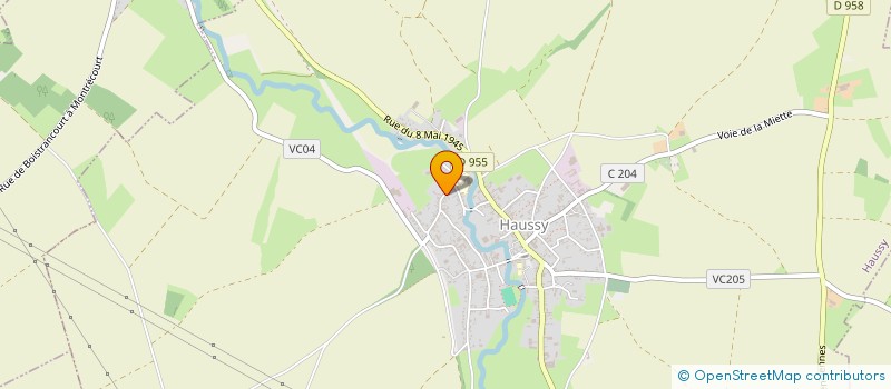 localisation de l'entreprise MONSIEUR JEAN ROBERT DECLERCQ  HAUSSY