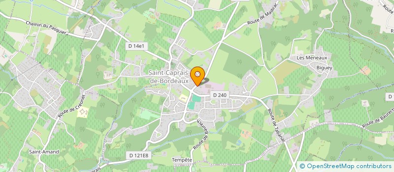 localisation de l'entreprise MONSIEUR JEAN-ROBERT DEMPTOS  SAINT-CAPRAIS-DE-BORDEAUX