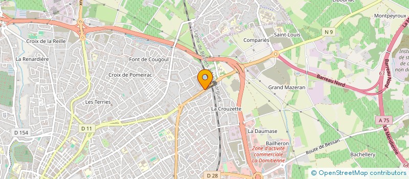 localisation de l'entreprise MONSIEUR JEAN-ROBERT EXBRAYAT à BEZIERS