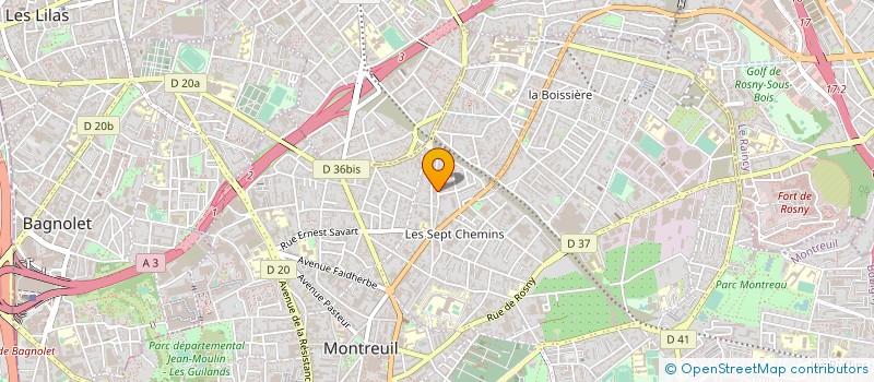 localisation de l'entreprise MONSIEUR JEAN-ROBERT GILLES à MONTREUIL