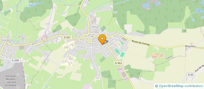 localisation de l'entreprise MONSIEUR JEAN ROBERT LELEUX  TRELON