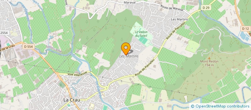 localisation de l'entreprise MONSIEUR JEAN ROBERT MOUTET  LA VALETTE-DU-VAR