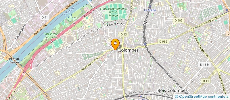 localisation de l'entreprise MONSIEUR JEAN-ROBERT RIGAH à COLOMBES