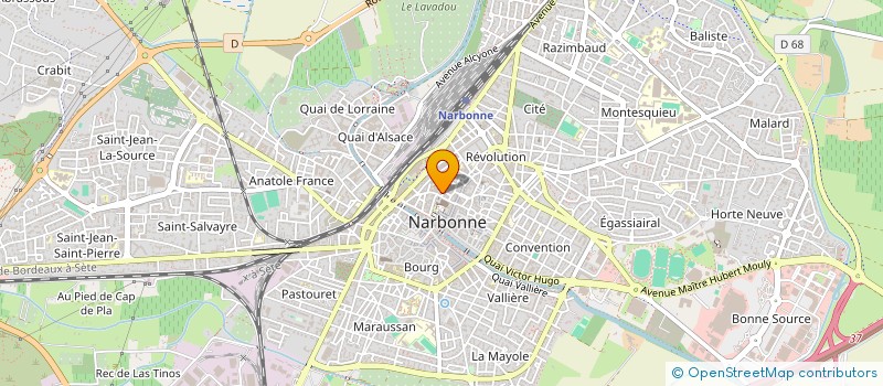 localisation de l'entreprise MONSIEUR JEAN-ROBERT VIDAL à NARBONNE