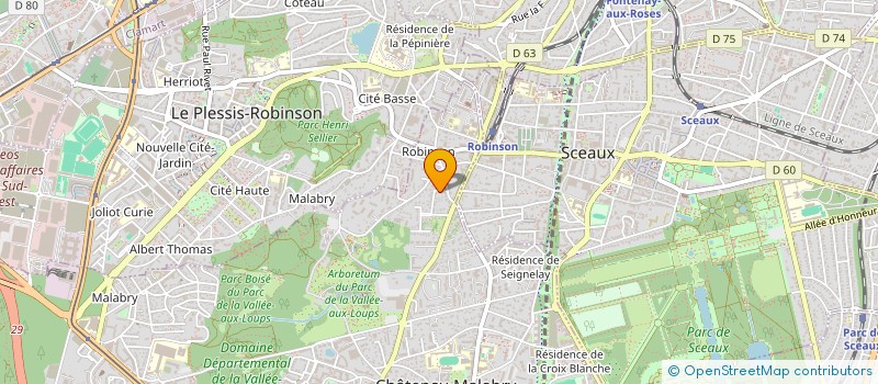 localisation de l'entreprise MONSIEUR JEAN ROBIEUX  CHATENAY-MALABRY