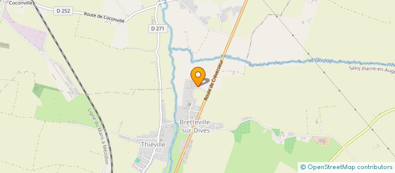 localisation de l'entreprise MONSIEUR JEAN ROBILLARD  SAINT-PIERRE-EN-AUGE