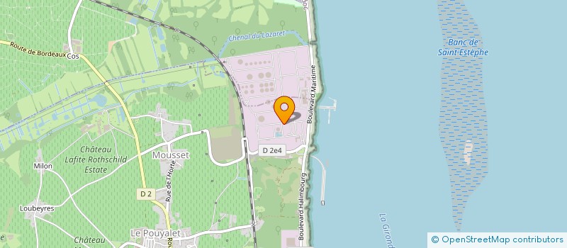 localisation de l'entreprise MONSIEUR JEAN ROBIN à PAUILLAC