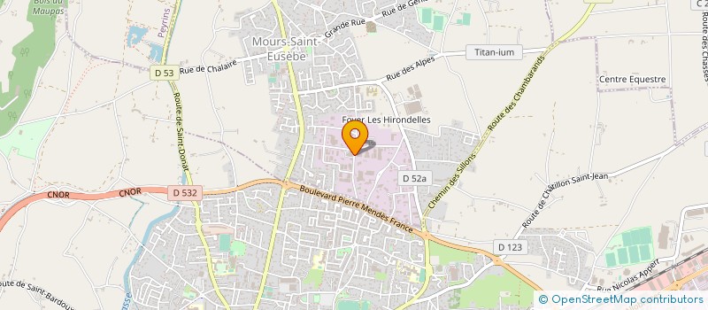 localisation de l'entreprise MONSIEUR JEAN ROBIN à MOURS-SAINT-EUSEBE