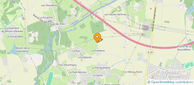 localisation de l'entreprise MONSIEUR JEAN ROBIN à CHANCEAUX-SUR-CHOISILLE