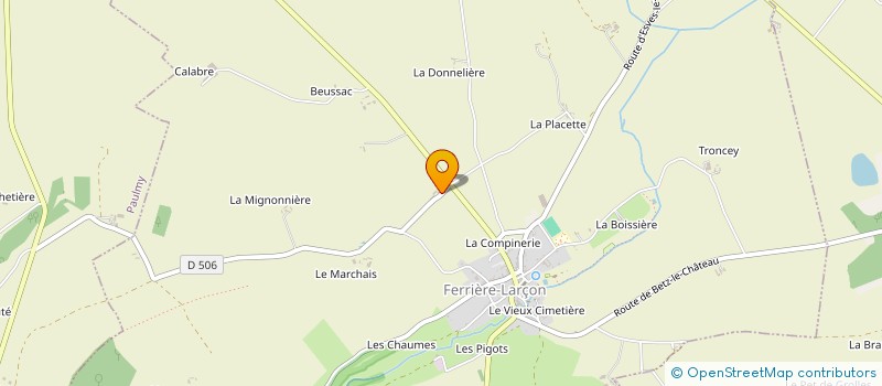 localisation de l'entreprise MONSIEUR JEAN ROBIN à CHAUMUSSAY