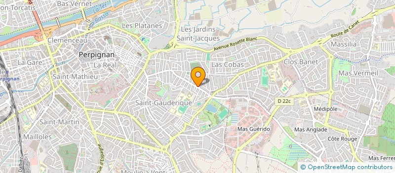 localisation de l'entreprise MONSIEUR JEAN ROBIN  PERPIGNAN