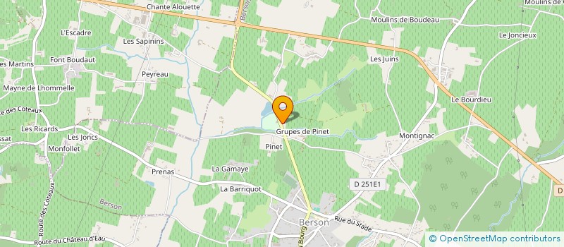 localisation de l'entreprise MONSIEUR JEAN ROBIN à BERSON