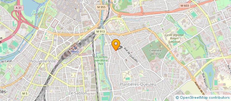 localisation de l'entreprise MONSIEUR JEAN ROBINET  METZ