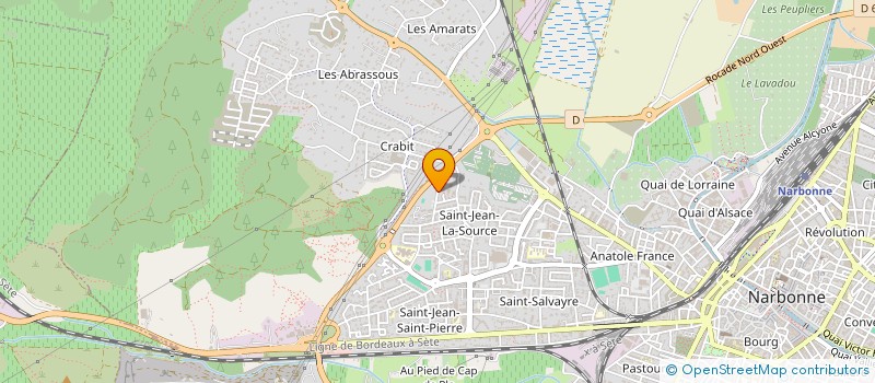 localisation de l'entreprise MONSIEUR JEAN ROBOTTI  NARBONNE