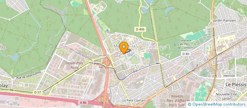 localisation de l'entreprise MONSIEUR JEAN-ROCH BONTEMPS  MEUDON