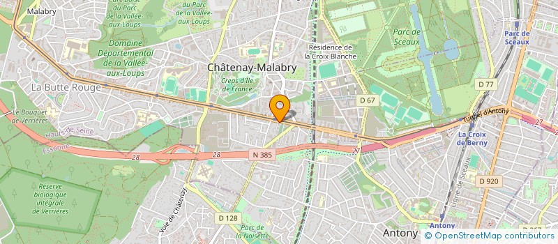 localisation de l'entreprise MONSIEUR JEAN-ROCH DEVILLY  CHATENAY-MALABRY