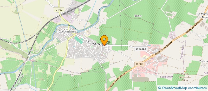 localisation de l'entreprise MONSIEUR JEAN-ROCH TOMASO à COLOMBIERS