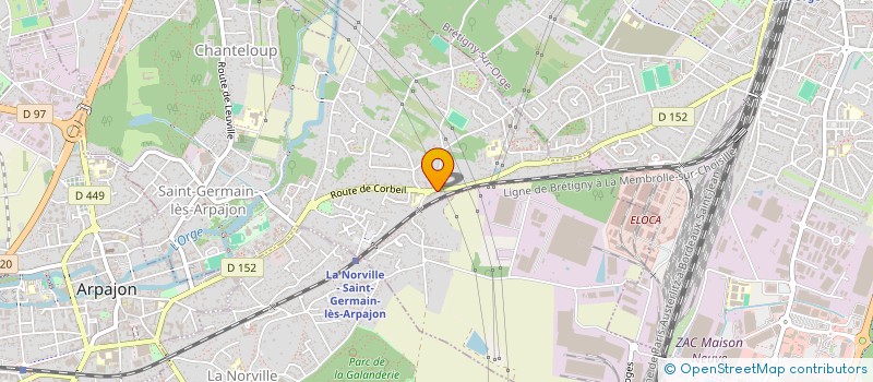 localisation de l'entreprise MONSIEUR JEAN ROCHAS à SAINT-GERMAIN-LES-ARPAJON