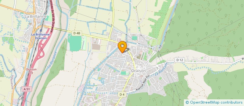 localisation de l'entreprise MONSIEUR JEAN ROCHEBRUN  ORAISON