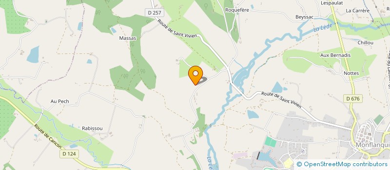 localisation de l'entreprise MONSIEUR JEAN ROCHER  MONFLANQUIN