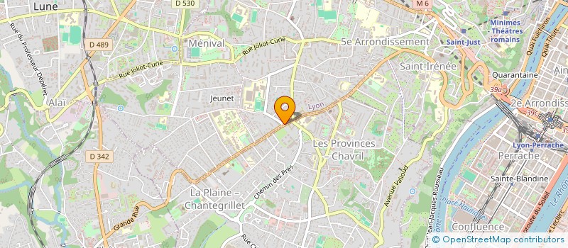 localisation de l'entreprise MONSIEUR JEAN ROCHER  LYON