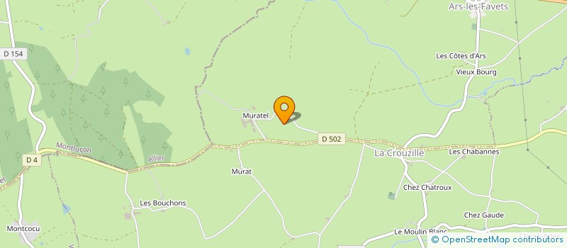 localisation de l'entreprise MONSIEUR JEAN ROCHET  BUXIERES-SOUS-MONTAIGUT