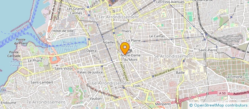 localisation de l'entreprise MONSIEUR JEAN ROCHETTE à MARSEILLE 6EME