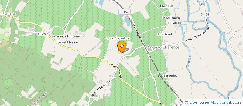 localisation de l'entreprise MONSIEUR JEAN RODET à ANGEAC-CHARENTE