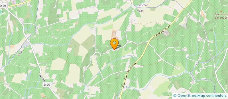 localisation de l'entreprise MONSIEUR JEAN RODET  VISAN