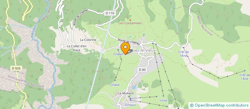 localisation de l'entreprise MONSIEUR JEAN RODRIGUE  ALBIEZ-MONTROND