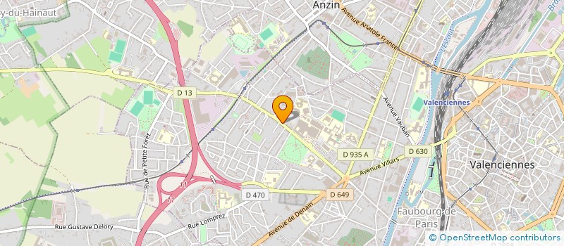 localisation de l'entreprise MONSIEUR JEAN RODRIGUE à VALENCIENNES