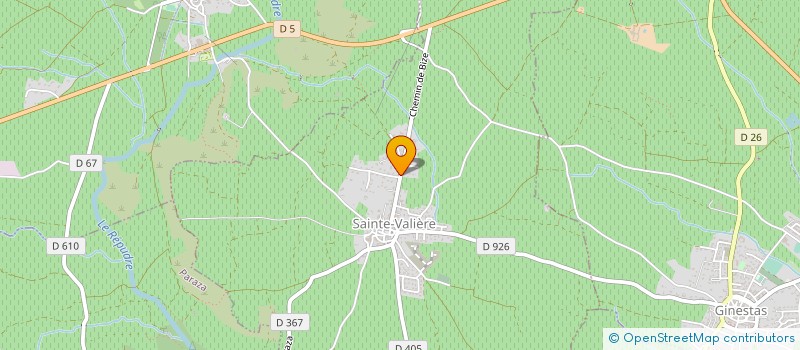 localisation de l'entreprise MONSIEUR JEAN ROGEAUX à SAINTE-VALIERE