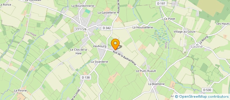 localisation de l'entreprise MONSIEUR JEAN ROGER à VESLY