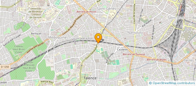 localisation de l'entreprise MONSIEUR JEAN ROGER à TALENCE
