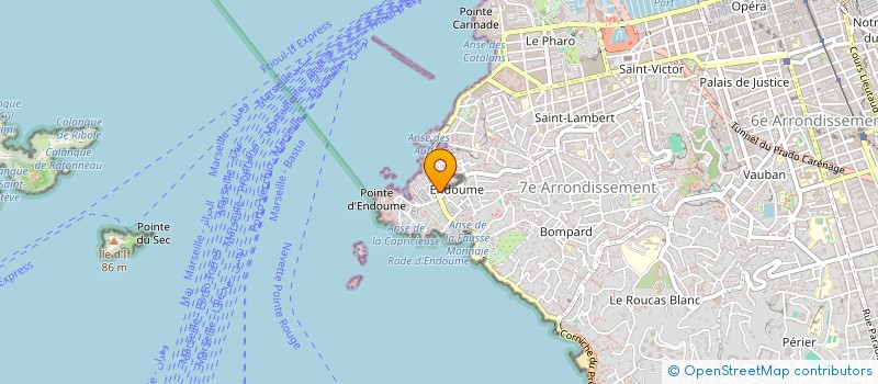 localisation de l'entreprise MONSIEUR JEAN ROGER à MARSEILLE