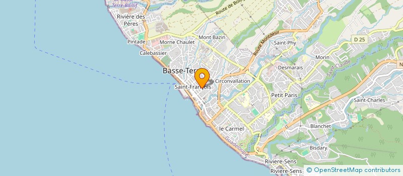 localisation de l'entreprise MONSIEUR JEAN ROGERS à BASSE-TERRE